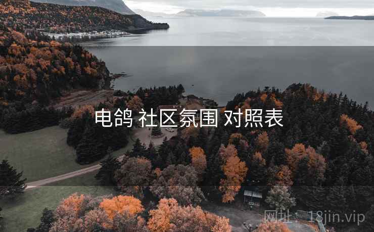 电鸽 社区氛围 对照表