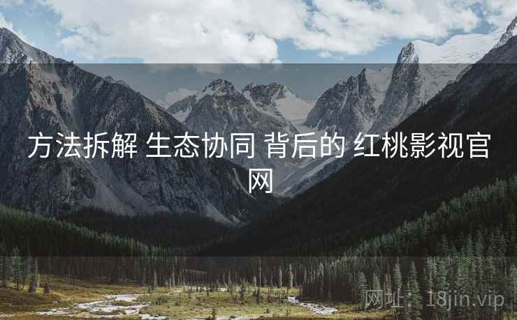 方法拆解 生态协同 背后的 红桃影视官网
