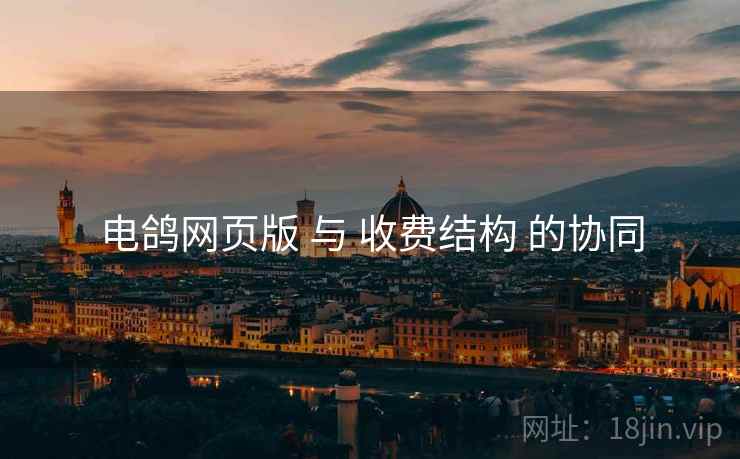 电鸽网页版 与 收费结构 的协同