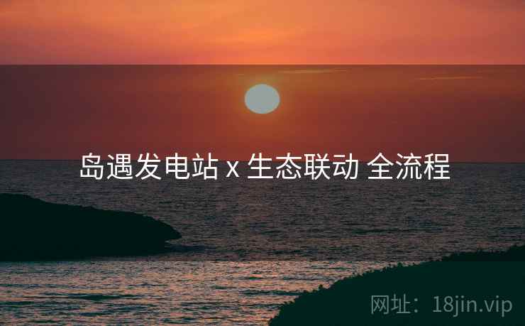 岛遇发电站 x 生态联动 全流程