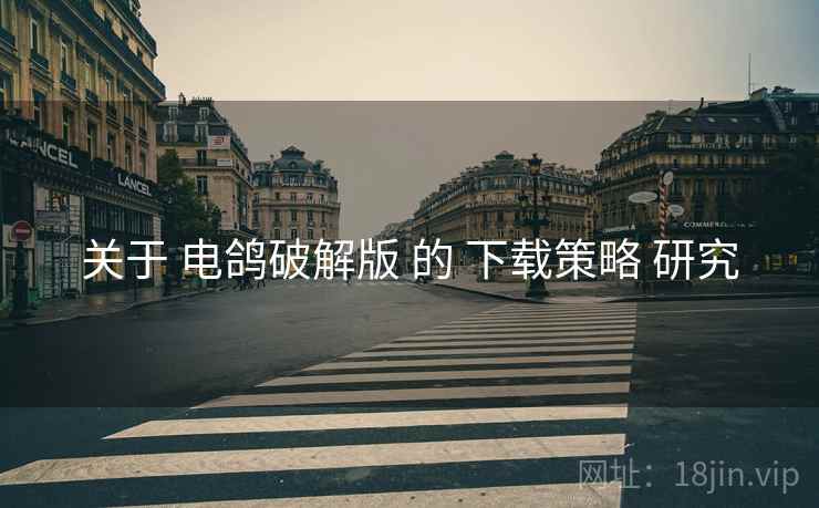 关于 电鸽破解版 的 下载策略 研究